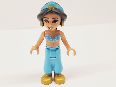 LEGO - Jasmine - Pearl Gold Shoes, Sparkles on Top (dp068) set 41158 NEW