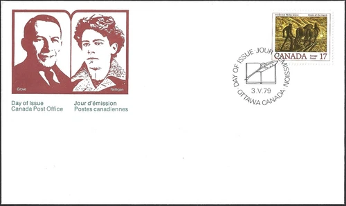 🍁Canada   #817    "Canadian Authors"    Brand New 1979 First Day Cover