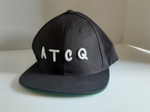 A Tribe Called Quest ATCQ SNAPBACK Black w/ Mutli Color logo BRAND NEW Q TIP RAP - Afbeelding 1 van 12
