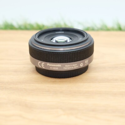 Panasonic LUMIX G 20mm f/1.7 ASPH H-H020 Lens Black W/ Box Japan