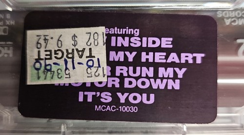 Tiffany - New Inside Cassette SEALED w/ Hype Sticker - Picture 3 of 4
