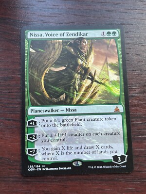 1x NISSA, VOICE OF ZENDIKAR - Zendikar - MTG - Magic the Gathering