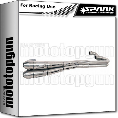 SPARK SCARICO COMPLETO RACE 70'S 70 S TRIUMPH THRUXTON 2014 14 2015 15 - 第 1/3 張圖片