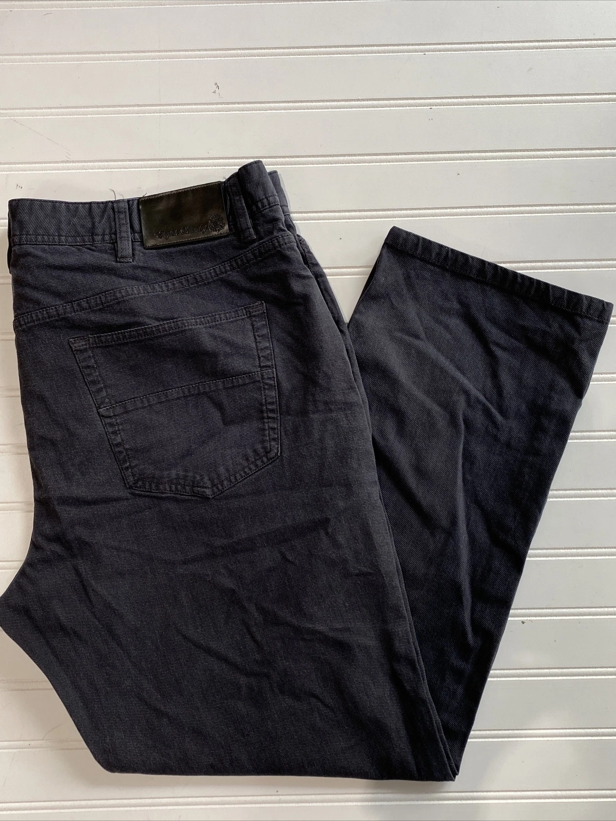 English Laundry Brixton Mens Pants 40x30 Charcoal Trousers Casual Dressy Work