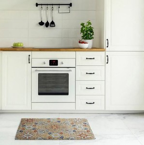 Kitchen Bathroom Orthopedic Foam Comfort Woven Tapestry Accent Rug