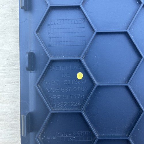Genuine Mercedes OEM C205 left front maintenance flap cover trim A2056870100 - Picture 9 of 9