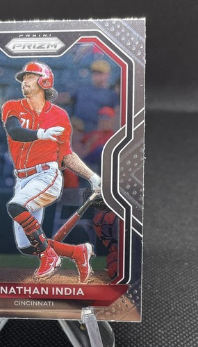 JONATHAN INDIA Rookie RC 🔥 Lo último 🔥 2021 Panini Prizm 📈 Cincinnati Reds - Imagen 3 de 4