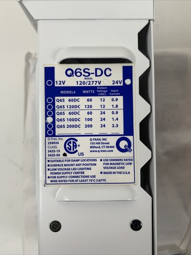 Q-TRAN Q6S-DC 24 V 100DC LED Netzteil 120/277V - Bild 6 von 8