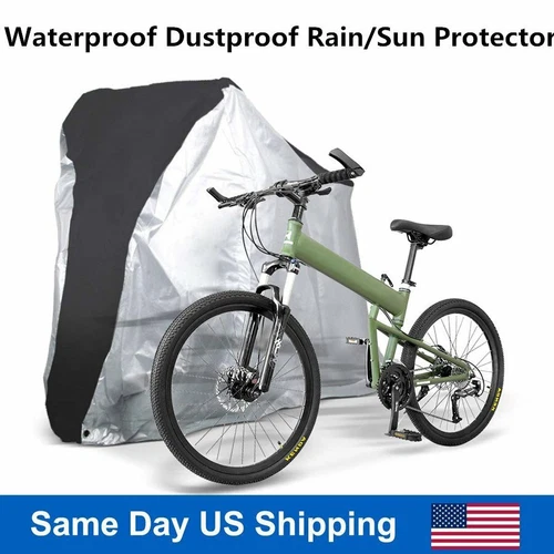 Heavy Duty Waterproof Bicycle Cover Bike Sun/Rain/Snow/Dustproof UV Protector_M