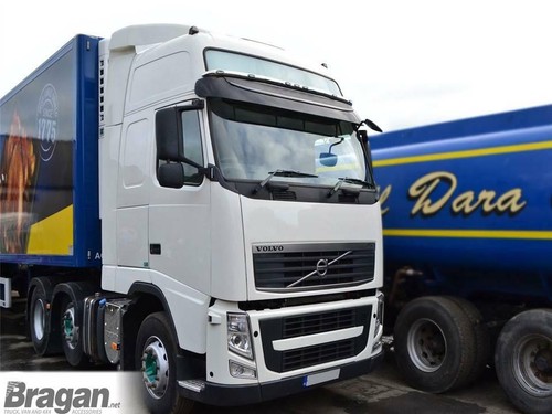Visor Light Bar + LED x7 For Volvo FH Series 2&3 Globetrotter Stainless - Picture 2 of 8