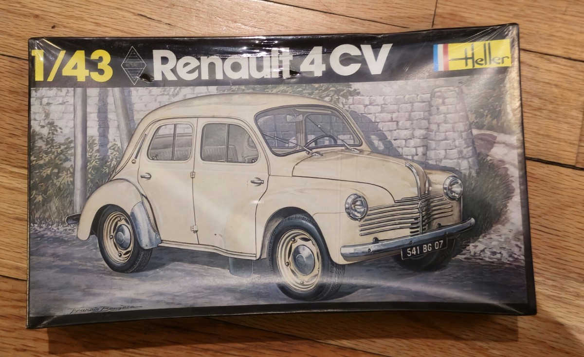 エレール ルノー 4CV Heller RENAUT 4CV 1/43 heller renault 4cv 1:43 scale model kit | eBay