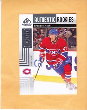 BRENDAN NASH #123 2011 12 SP GAME USED ROOKIE SP 699 MONTREAL CANADIENS RC NM-MT