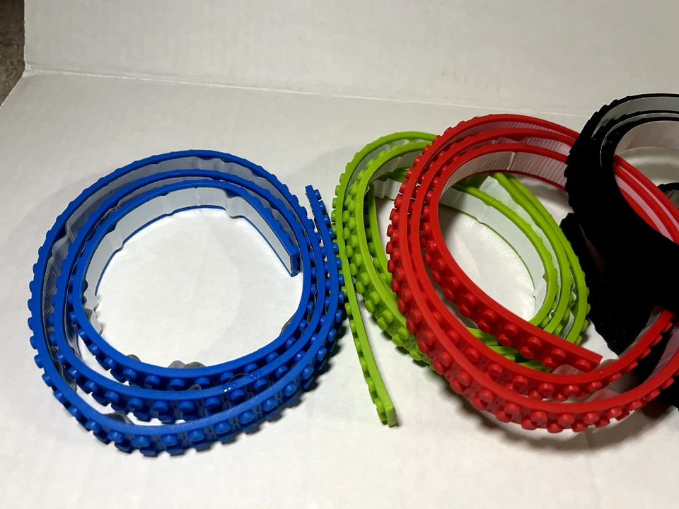 Build Bonanza Lego Blocks 3 ft 7 rolls Peel Stick Tape Flexible NEW - Image 2 of 4