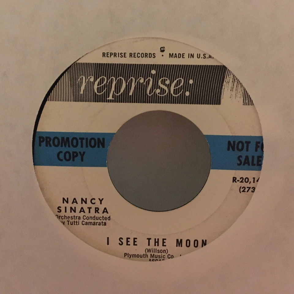 Nancy Sinatra I See the Moon / Put Your Head On My Shoulder 45 ( PROMO ) - Image 2 of 2