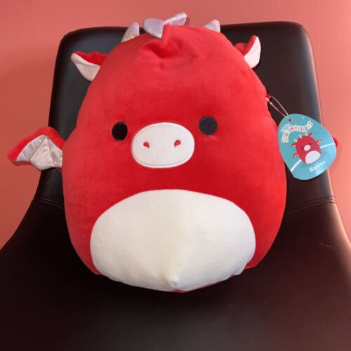 Squishmallows 12 Inch Baiden The Dragon NWT Plus Free Matching Squooshems