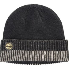 black timberland beanie