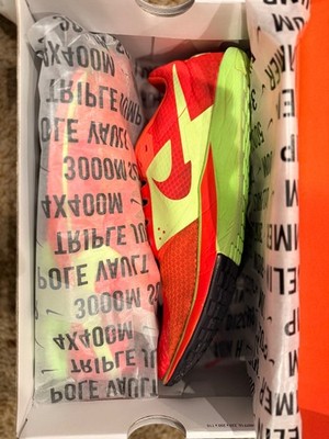 Nike Zoom Rival Waffle 6 Bright Crimson Lime Blast DX7998-800 Men's Size 12.5