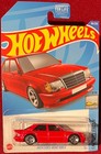 HOT WHEELS MERCEDES-BENZ 500 E RED 86/250.  SEE COMBINED OFFERS!