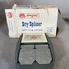 Mansfield 8mm Film Splicer Vintage Dry Butt Splicer USA Made