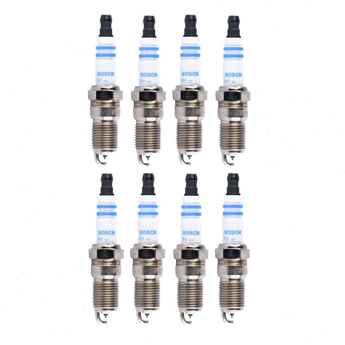 8 pc Bosch Double Iridium Spark Plugs for 1996-1999 GMC K1500 5.0L 5.7L V8 gx