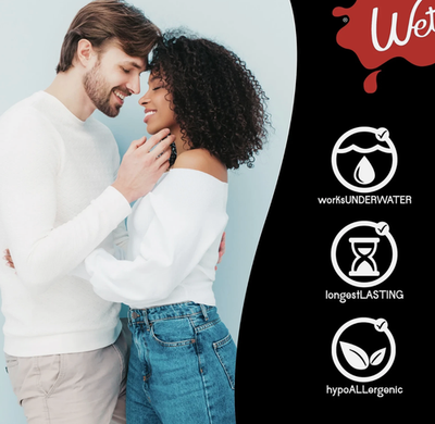 #ad Wet Platinum Pure Silicone Based Personal Lubricant Long Lasting Lube 6.1 fl $19.98