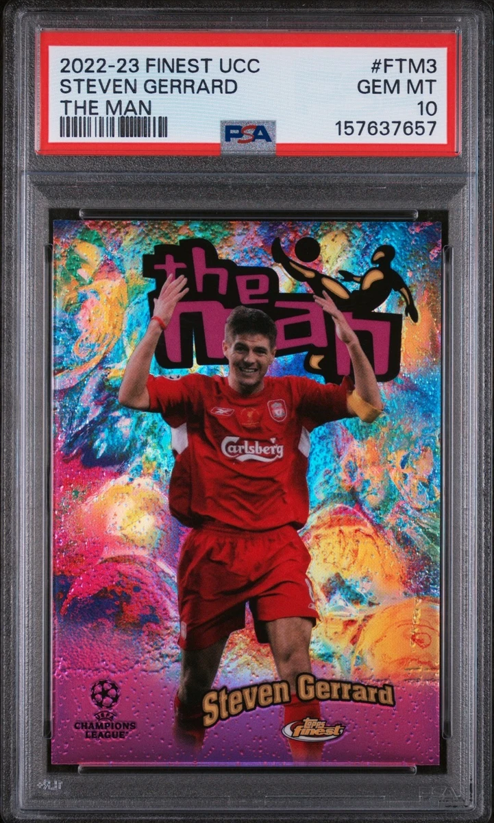 2022-23 Topps Finest UEFA Club Competitions Steven Gerrard #FTM-3