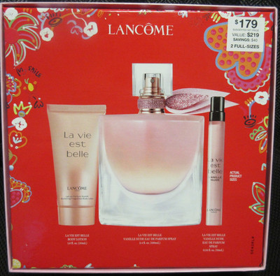 Lancome x Barbara Cox La Vie Est Belle Vanille Nude EDP 3.4 oz & 0.34 Gift Set