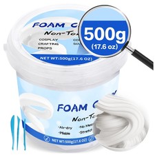 Upgraded Air Dry Clay, Multi-Purpose Foam Clay for Adults and Kids, High Dens...