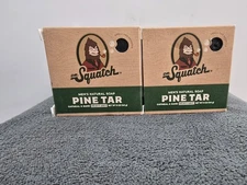(2) Dr. Squatch  Pine Tar ~ Heavy Grit Bar Soap , 5 ounces