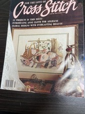 For The Love Of Cross Stitch Premiere Issue 1988 Leisure Arts Patterns Magazine
