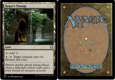 Magic: The Gathering Land Rogue's Passage Uncommon Regular MTG