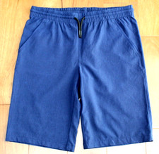 Nautica SWIM TRUNKS Boys 14 16 Navy Blue Swimsuit EXCELLENT Swim Suit