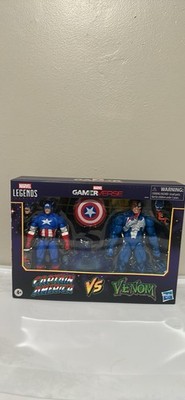 MARVEL LEGENDS GAMERVERSE 6'' Captain America VS Venom 2-PACK  Figures NIB 
