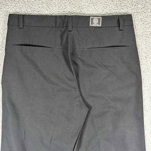 Versace Jeans Couture Formal Trousers Pants Mens 33x32 Black Straight Fit - 第 6/16 張圖片