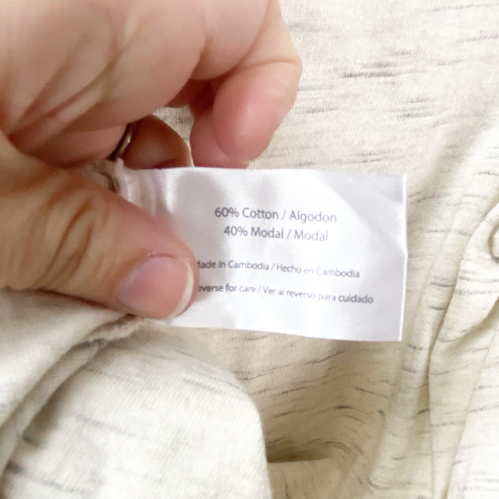 Eddie Bauer Medium Womens Cream Basic Crewneck T-… - image 5