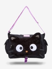 Chococat Figural Fuzzy Messenger Bag NEW