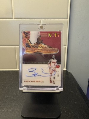 2019 Panini Noir Sneaker Spotlight Autograph Dwyane Wade #SNS-DW /99 See Pics