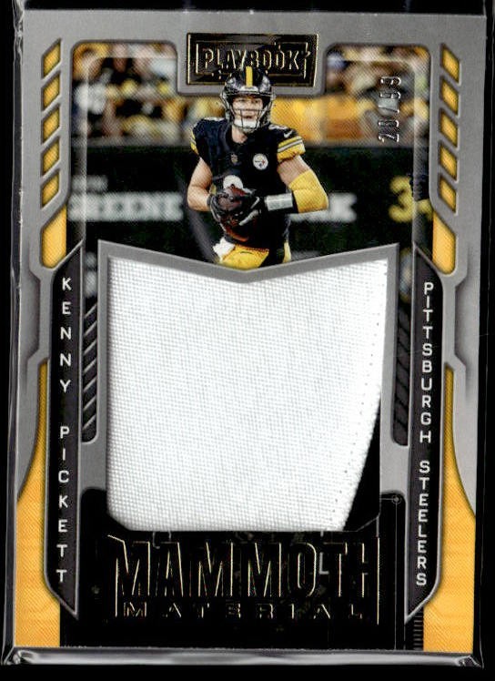 Kenny Pickett Panini Playbook Mammoth Material #MM1 Gold