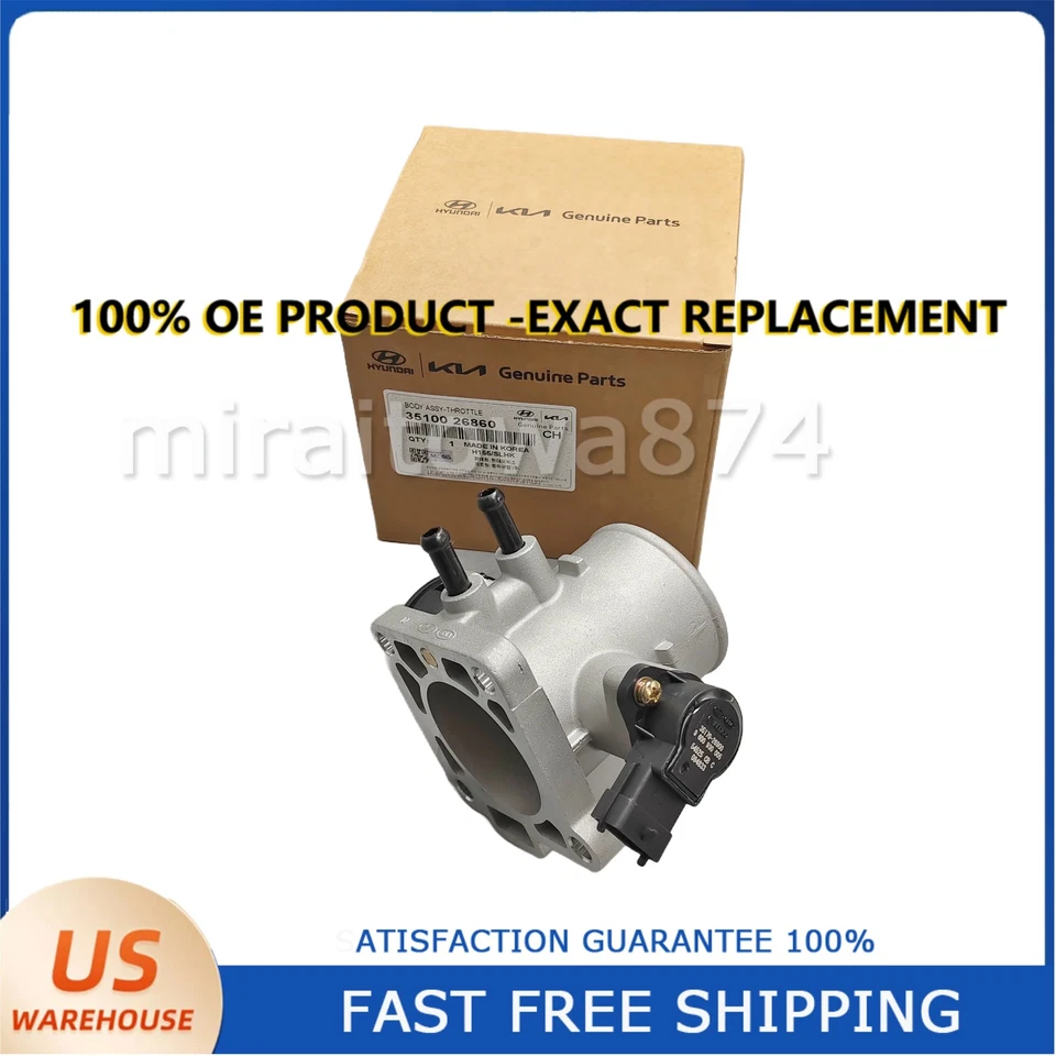 Throttle Body For 2011-2006 Kia Rio Rio5 Hyundai for Accent1.6L 35100-26860 NEW - Imagem 4 de 4