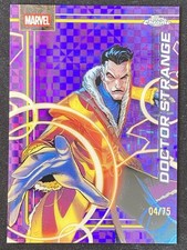 Doctor Strange 2026 Topps Chrome Marvel Comics Purple X-Fractor /75 #111