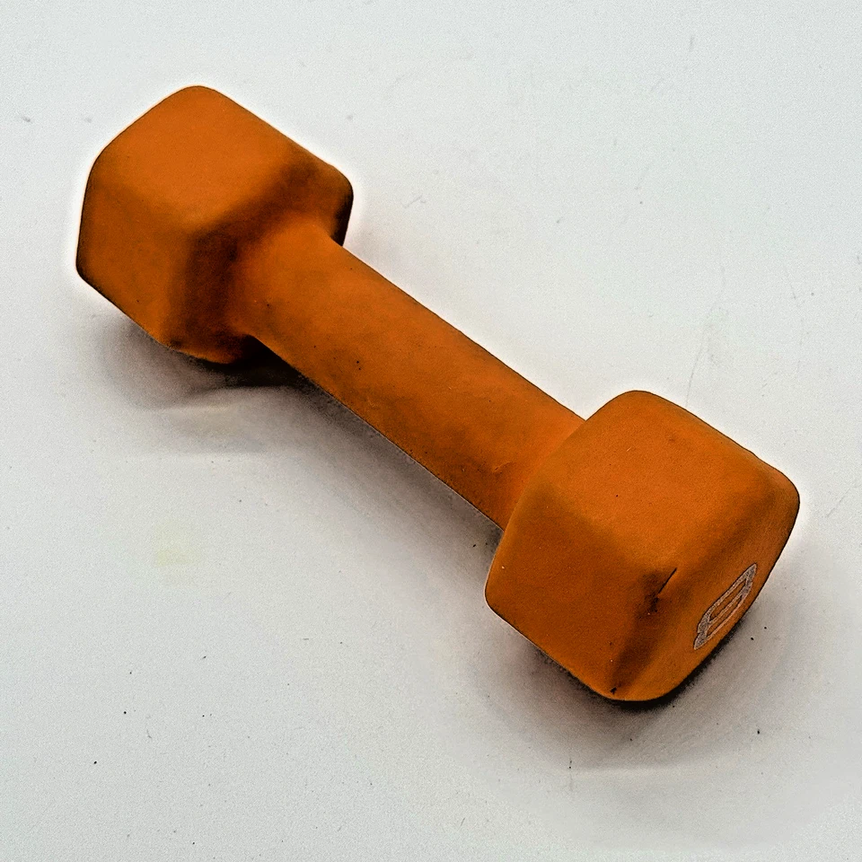 1-8 Lb. CAP Hex Neoprene Single Dumbbell/Hand Weight Gym Yoga Training Workout - Image 3 of 4