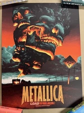 Metallica Poster The House Jack Built LOAD Silkscreen #214/500 SOLD OUT