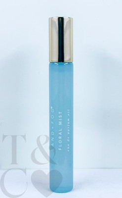 Sand + Fog Floral Mist EDP Perfume Oil Roller-Ball Blue 0.33oz Clean Skin