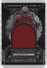 2022 Panini Obsidian Unbreakable Material 3/125 Tyrion Davis-Price #UM-TDP 1d5d