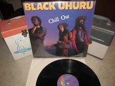 BLACK UHURU - Rare Vinyl Lp - CHILL OUT - Original Island in Shrink - NM!