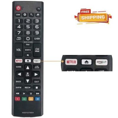 Remote control for LG Smart LED TV with Netflix Prime