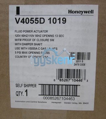 One Brand New Honeywell V4055D 1019 V4055D1019 Fluid Power Actuator