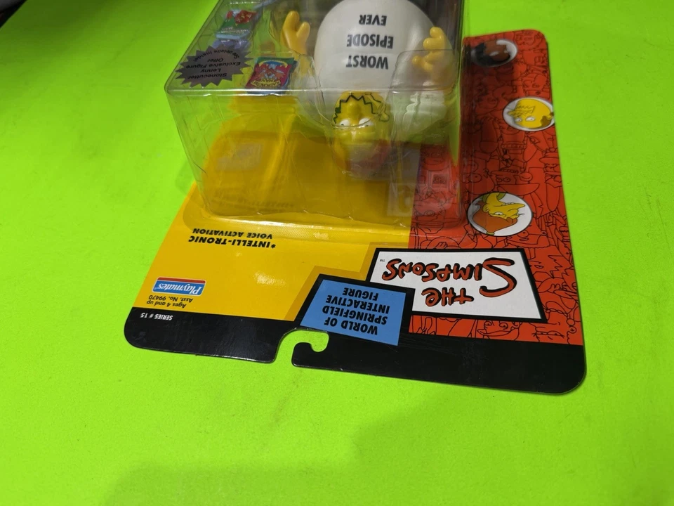 Boneco Playmates The Simpsons World of Springfield WoS quadrinhos cara 2003 - Imagem 4 de 4