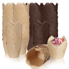 800 Pcs Tulip Cupcake Liners, Mini Baking Cups Muffin Liners Greaseproof
