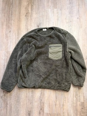 Authentic Uniqlo x Engineered Garments Fleece Pullover - Olive Green - Size XL